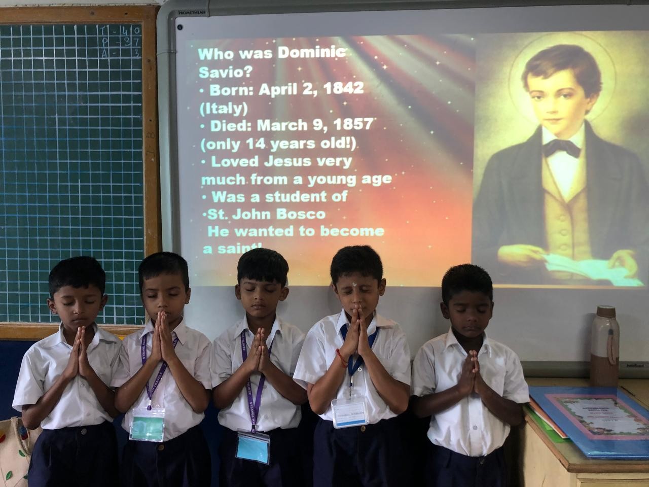 Feast of St. Dominic Savio – Primary Section