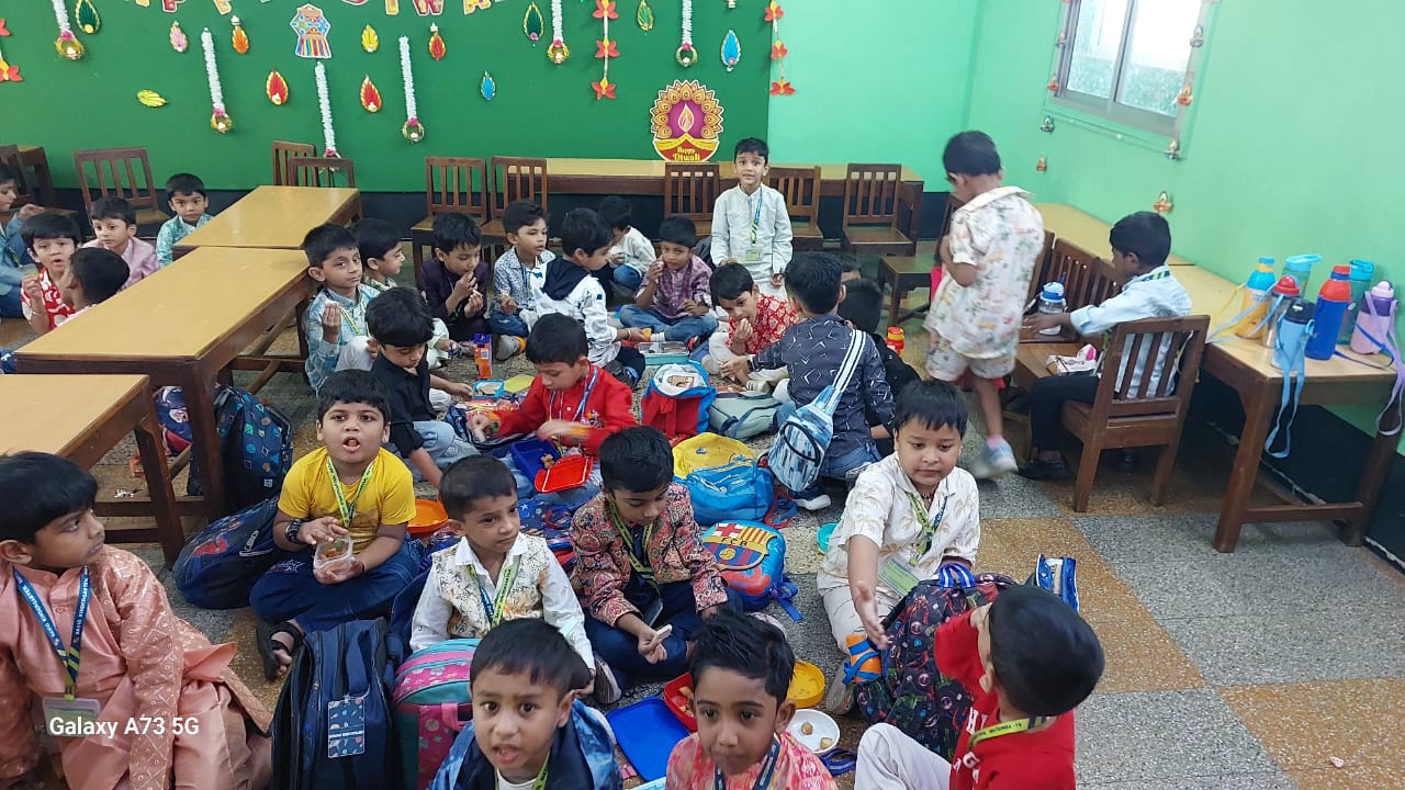 Diwali Party- Pre Primary section. 