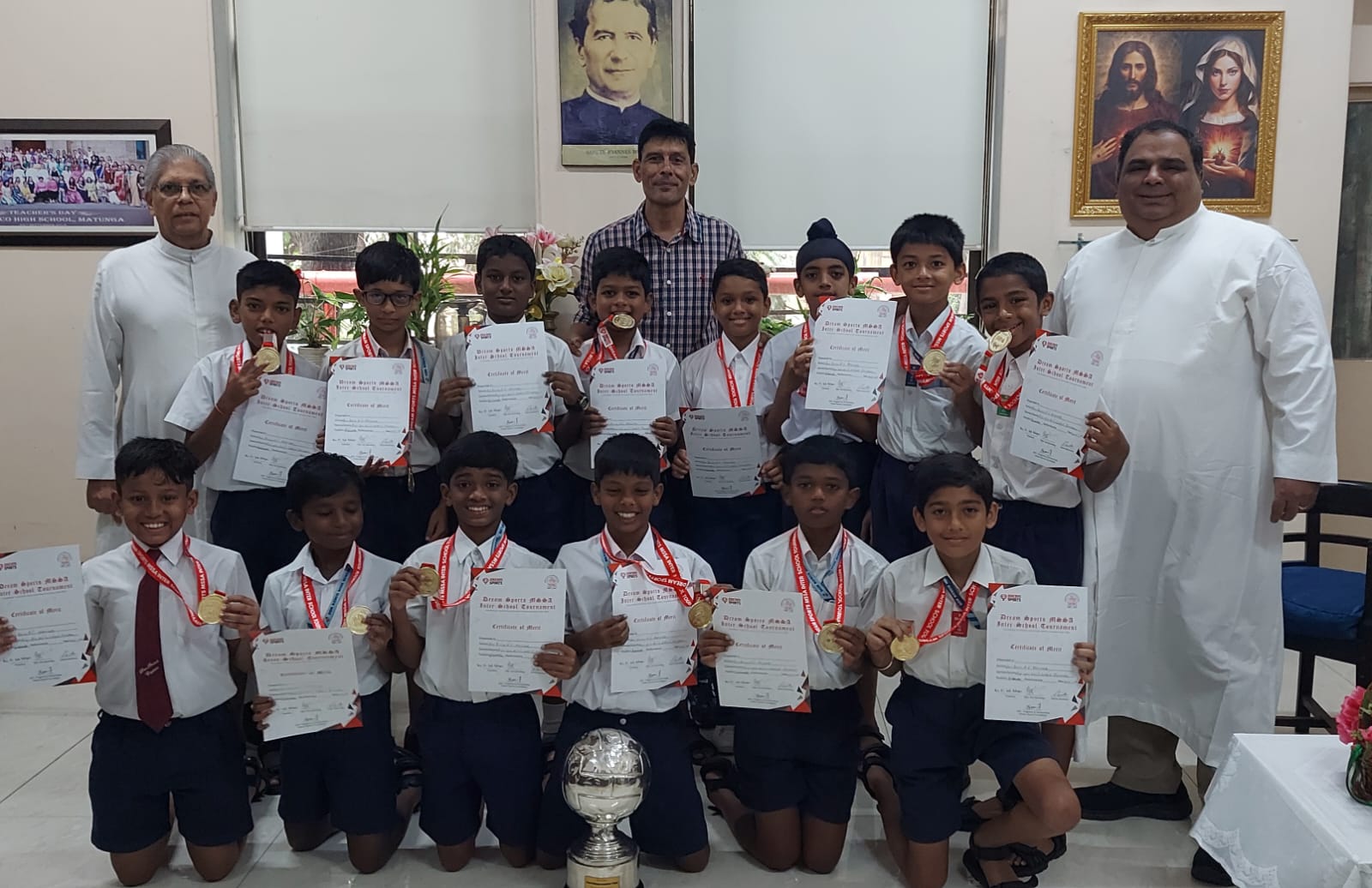 Champions of Tomorrow: U-12 Team Clinches the Prestigious ‘Pheroz Kaikabod Bookbinder Trophy’ (M.S.S.A)