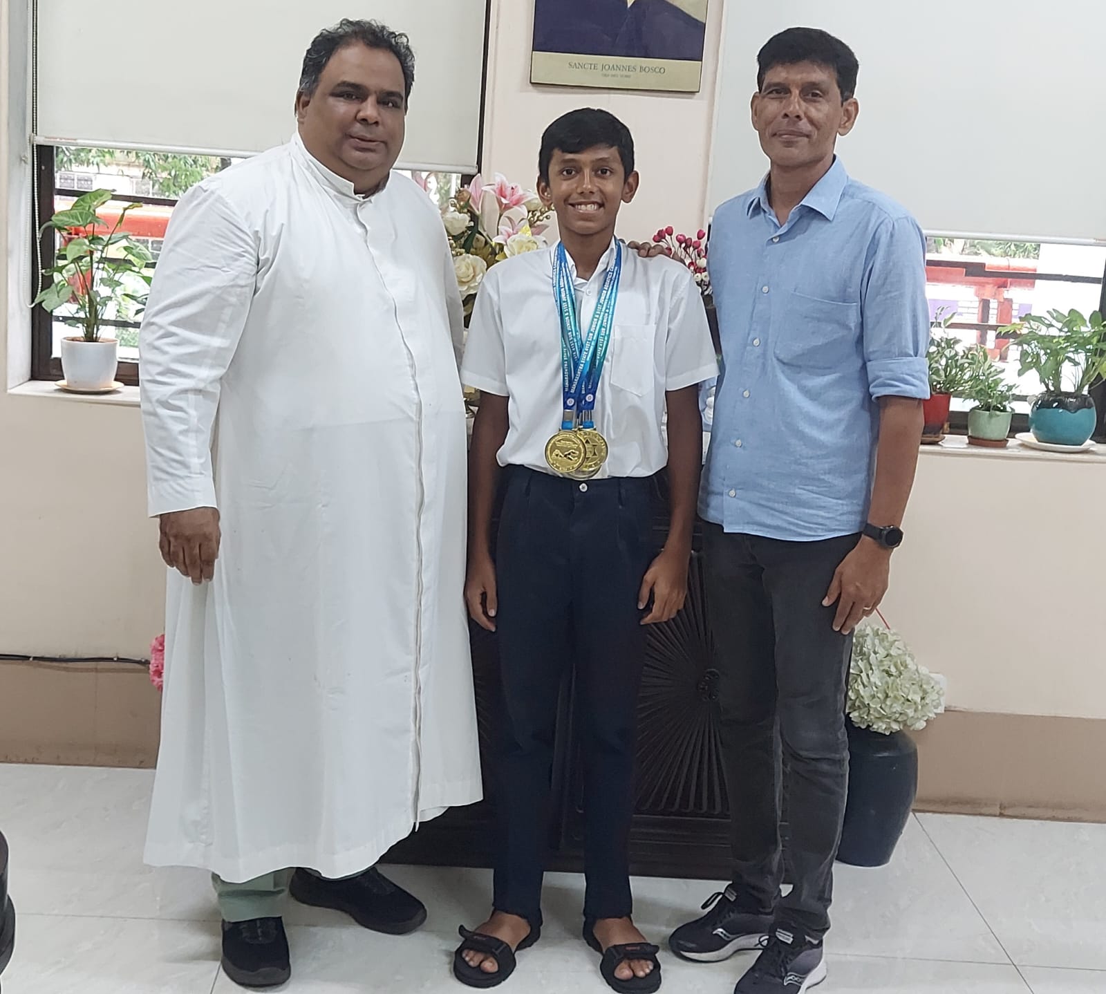 Congratulations to our Swimming Champion Drone Palande