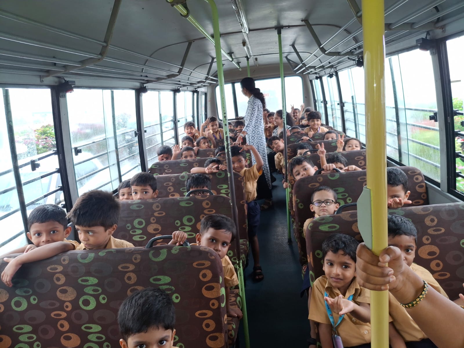 Jr KG field trip – Mumbai in the rains.