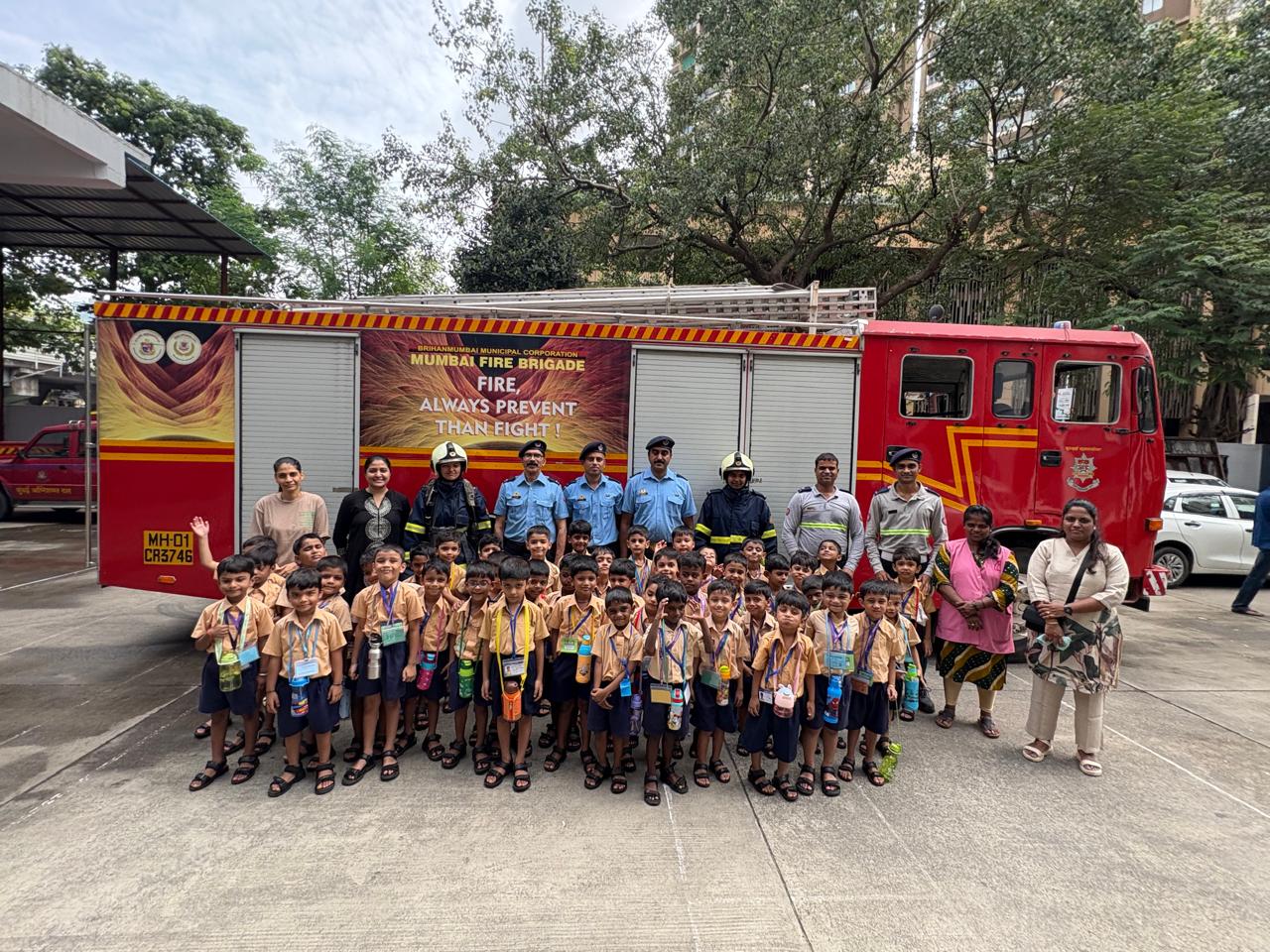 Sr. K.G Field Trip:- A Blazing Day of Discovery at the Fire Station